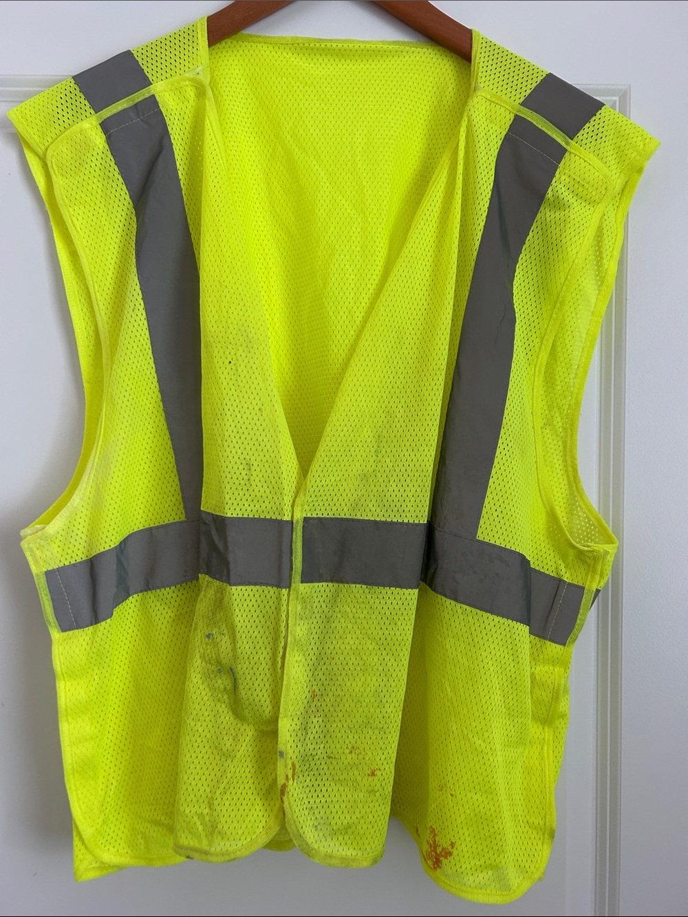 🎃 High-Visibility Safety Vest - Neon Yellow with Reflective Stripes - Yellow #3